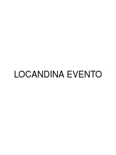 Locandina evento